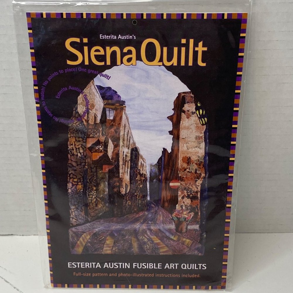 Esterita Austin Siena Quilt pattern fusible art quilts 17x25